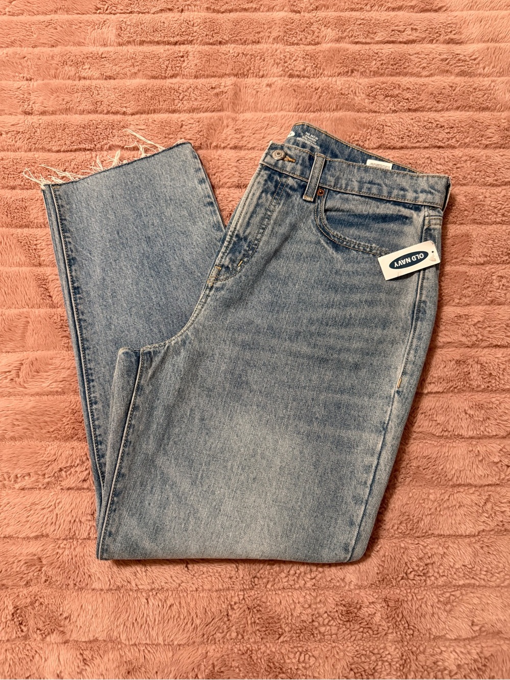 Old Navy High Rise Straight Leg Denim Jeans